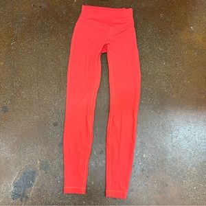 Perfect LULULEMON Align Leggings, double lined, size 6, Pale Raspberry (red) ❤️